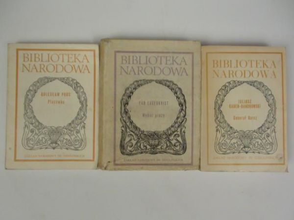 Prus, Lagerkvist, Kaden-Bandrowski - Biblioteka Narodowa