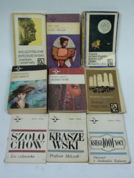 James Henry, Broniewski Władysław, Saint-Exupery Antoine, Caldwell Erskine, Fontane Theodor, ow Michał, Kraszewski Józef Ignacy - Seria z ptaszkiem