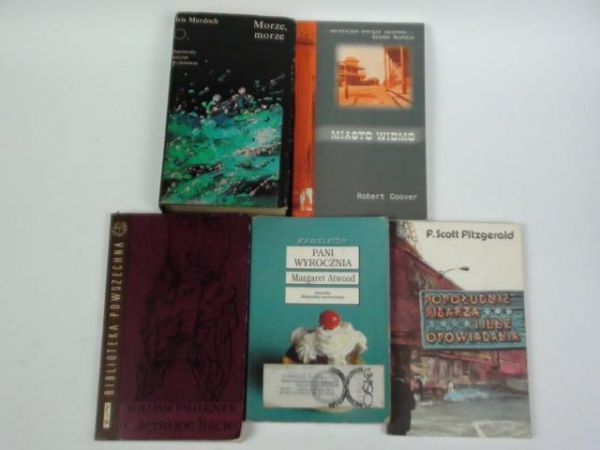 Atwood, Coover, Murdoch, Fitzgerald, Faulkner - Proza anglosaska 5 książek