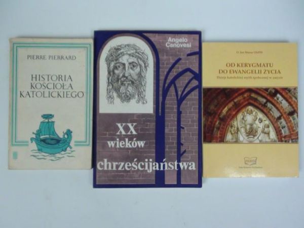 Pierrard P., Mazur K., Canovesi A. - Historia Kościoła Katolickiego, 3 książki