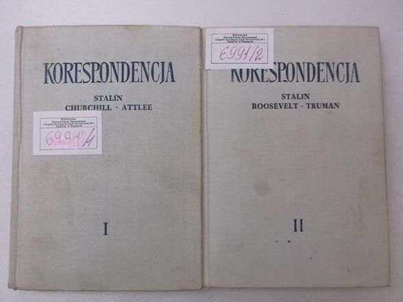 Korespondencja, Stalin-Roosevelt-Truman, Tom I-II