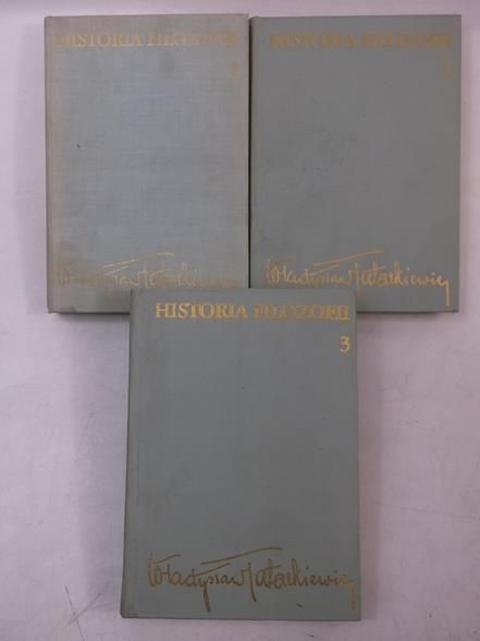 Historia filozofii, Tom I-III