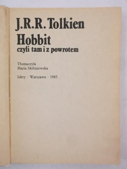 Hobbit, czyli tam i z powrotem