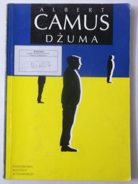 Camus  Albert - Dżuma