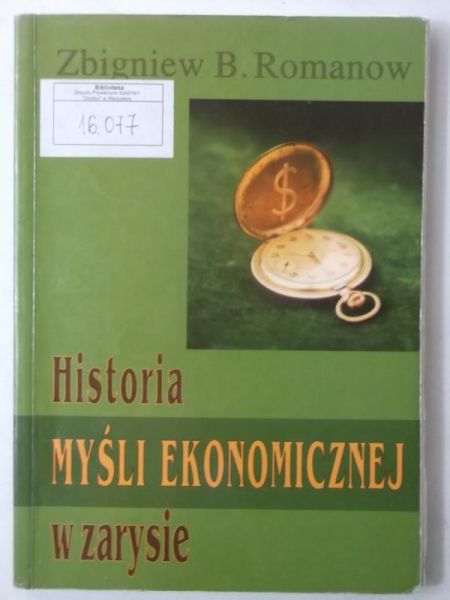 Historia myśli ekonomicznej w zarysie