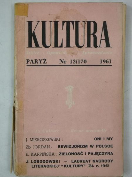 Kultura Paryska, nr 12/170 - 1961 r.