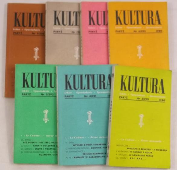 Kultura Paryska, zestaw 7 książek z 1980 r.