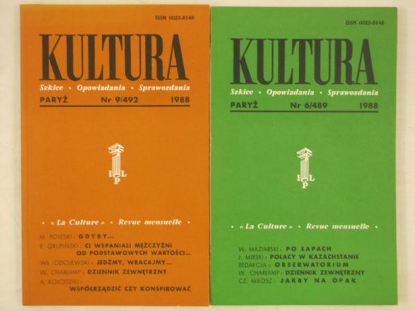 Kultura Paryska, 2 książki z 1988 r.