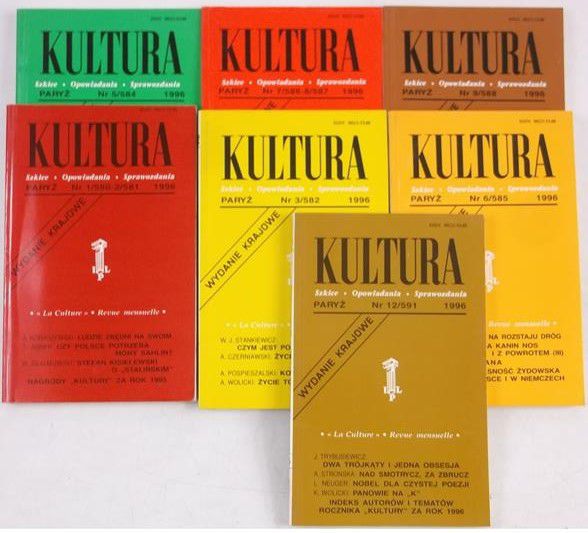 Kultura Paryska, zestaw 7 książek z 1996 r.
