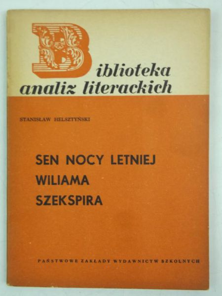 Sen nocy letniej Wiliama Szekspira
