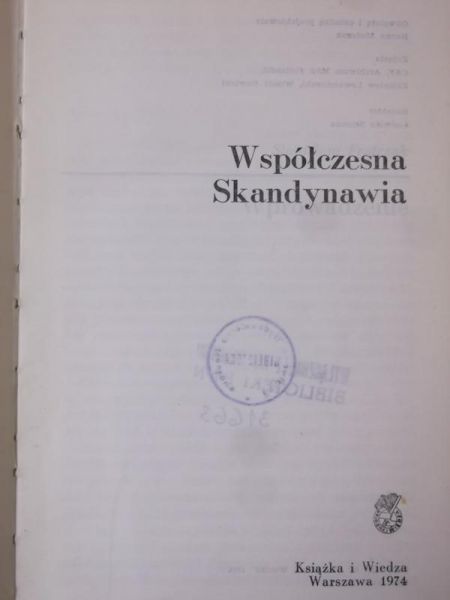 spółczesna Skandynawia