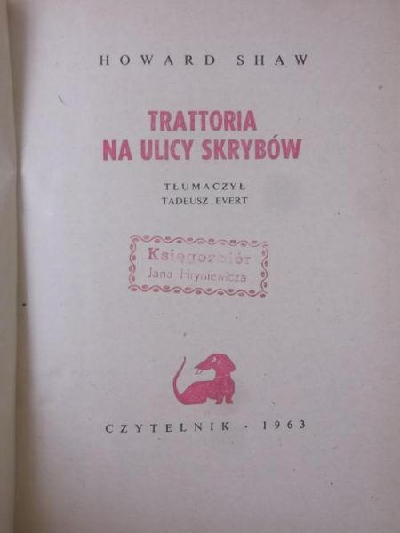 Trattoria na ulicy skrybów