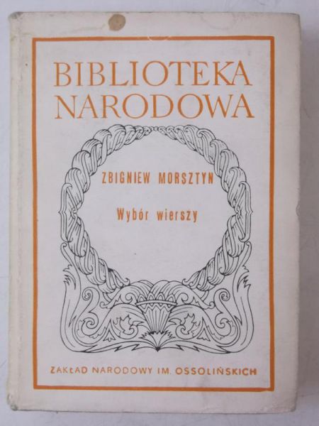 Morsztyn Zbigniew - Wybór wierszy, BN