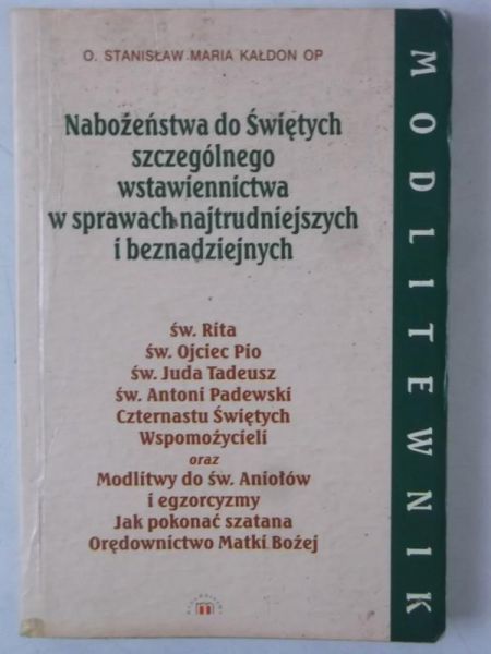 Kołdon-Maria Stanisław - Nabożeństwa do Świętych