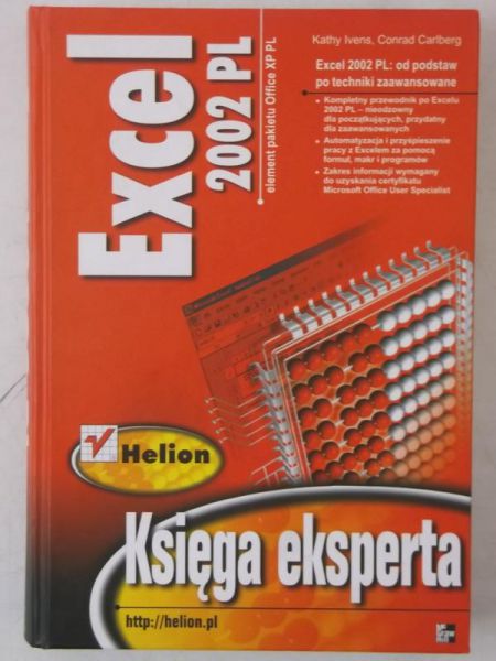 Excel 2002 PL. Księga ekspercka