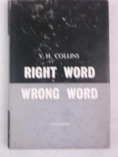 Right Word, Wrong Word