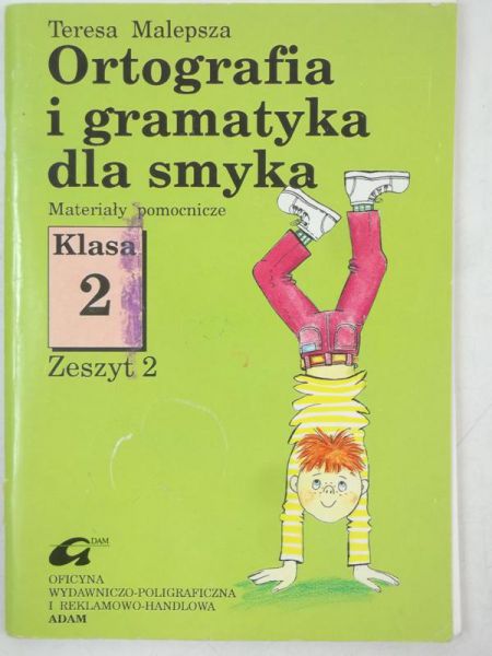 Ortografia i gramatyka dla smyka, Klasa 2
