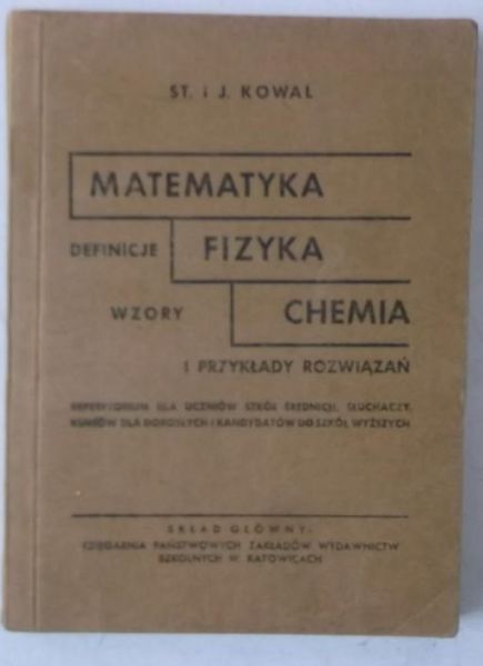 Matematyka, fizyka, chemia, 1947 r.