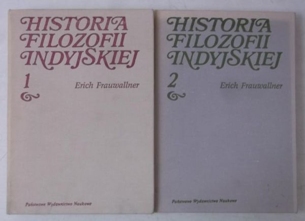 Historia filozofii indyjskiej, tom I i II
