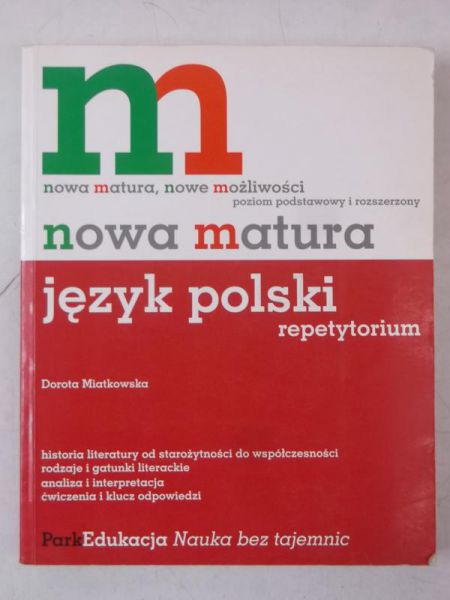 Nowa matura. Język polski. Repetytorium