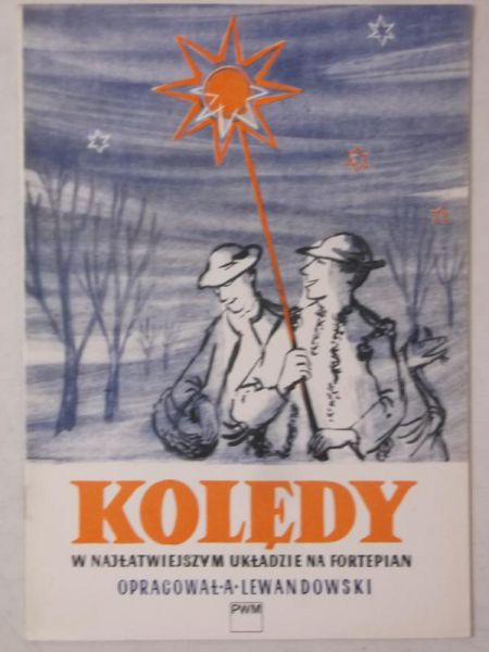 Lewandowski Adam - Kolędy w najłatwiejszym układzie na fortepian