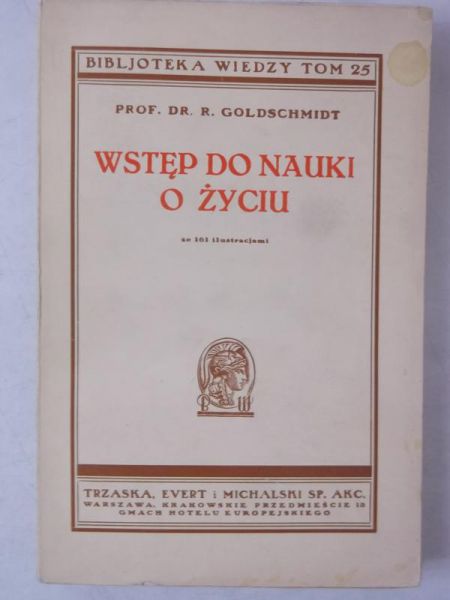 Wstęp do nauki o życiu, 1938 r.