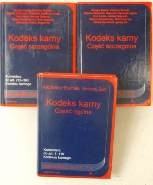 Kodeks karny: część ogólna, część szczególna, Tom I-II