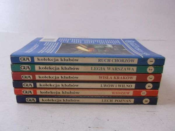 Kolekcja klubów, zestaw 6 książek