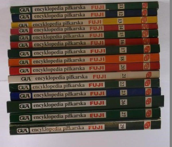 Encyklopedia piłkarska Fuji, 15 tomów