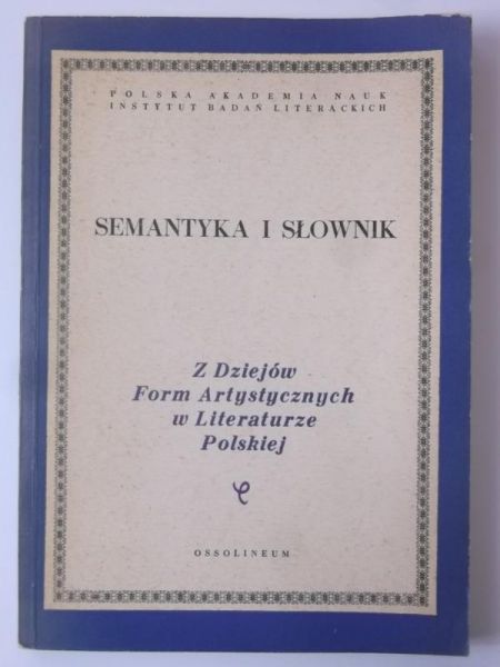 Semantyka i słownik