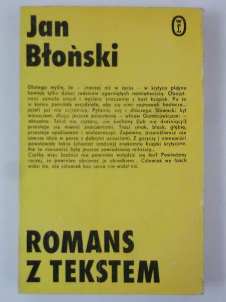 Romans z tekstem