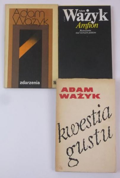 Zestaw trzech książek