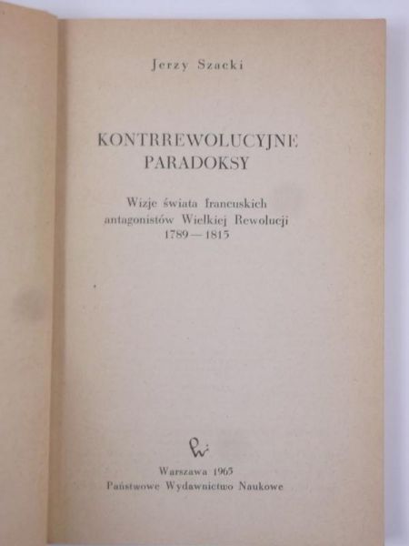 Kontrrewolucujne paradoksy