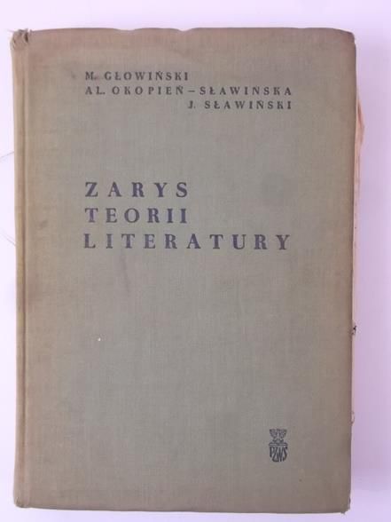 Głowiński M. - Zarys teorii literatury