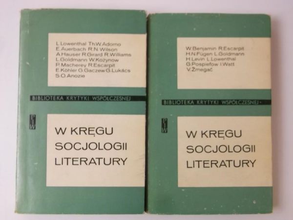 W kręgu socjologii literatury, Tom I-II