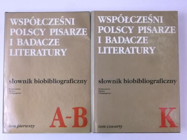 Współcześni polscy pisarze i badacze literatury, Tom I i IV