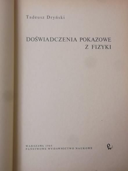 Doświadczenia pokazowe z fizyki