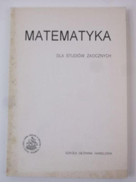 Matematyka dla studentów zaocznych
