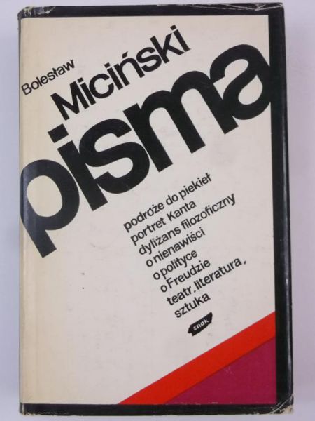 Pisma, eseje, artykuły, listy