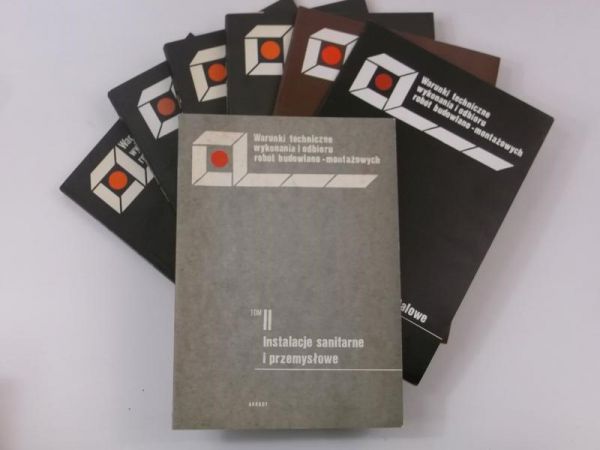 Warunki techniczne wykonania i odbioru robót budowlano-montażowych, Tom I(cz.1-4),II,III,IV
