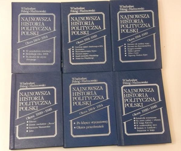 Najnowszka historia polityczna Polski, zestaw 6 książek