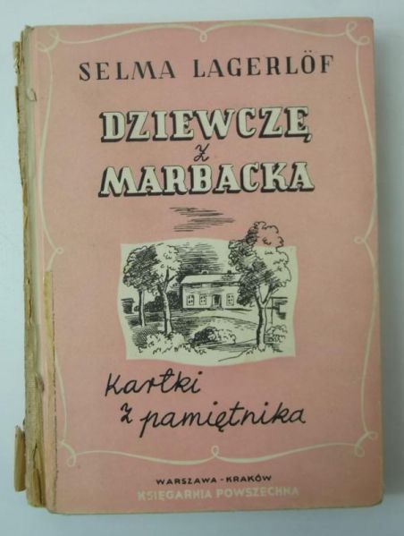 Lagerlof Selma - Dziewczę z Marbacka, 1938 r.