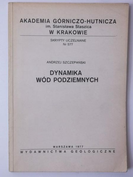Dynamika wód podziemnych