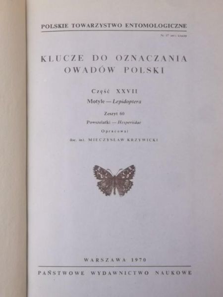 Klucze do oznaczania owadów Polski