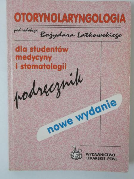 Otorynolaryngologia dla studentów medycyny i stomatologii