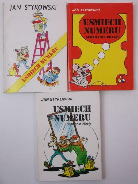 Stykowski Jan - Uśmiech numeru, 3 książki