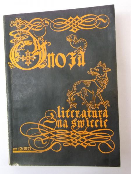 Literatura na świecie: Gnoza, nr 12 (197)