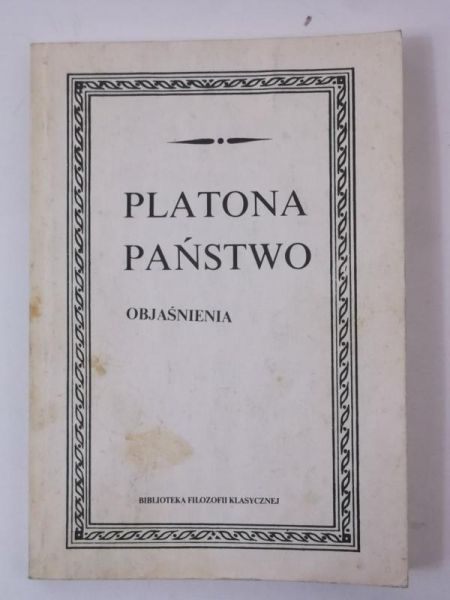Platona państwo, Tom II, BFK