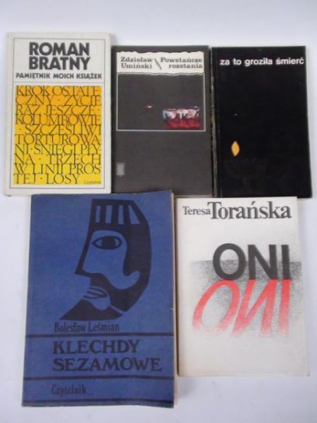 Smólski Władysław (red.), Bratny Roman,  , Torańska Teresa, Leśmian Bolesław - Proza polska