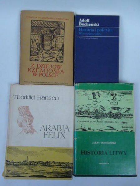 Ochmański, Bocheński, Mączak, Hansen - Historia 4 książki